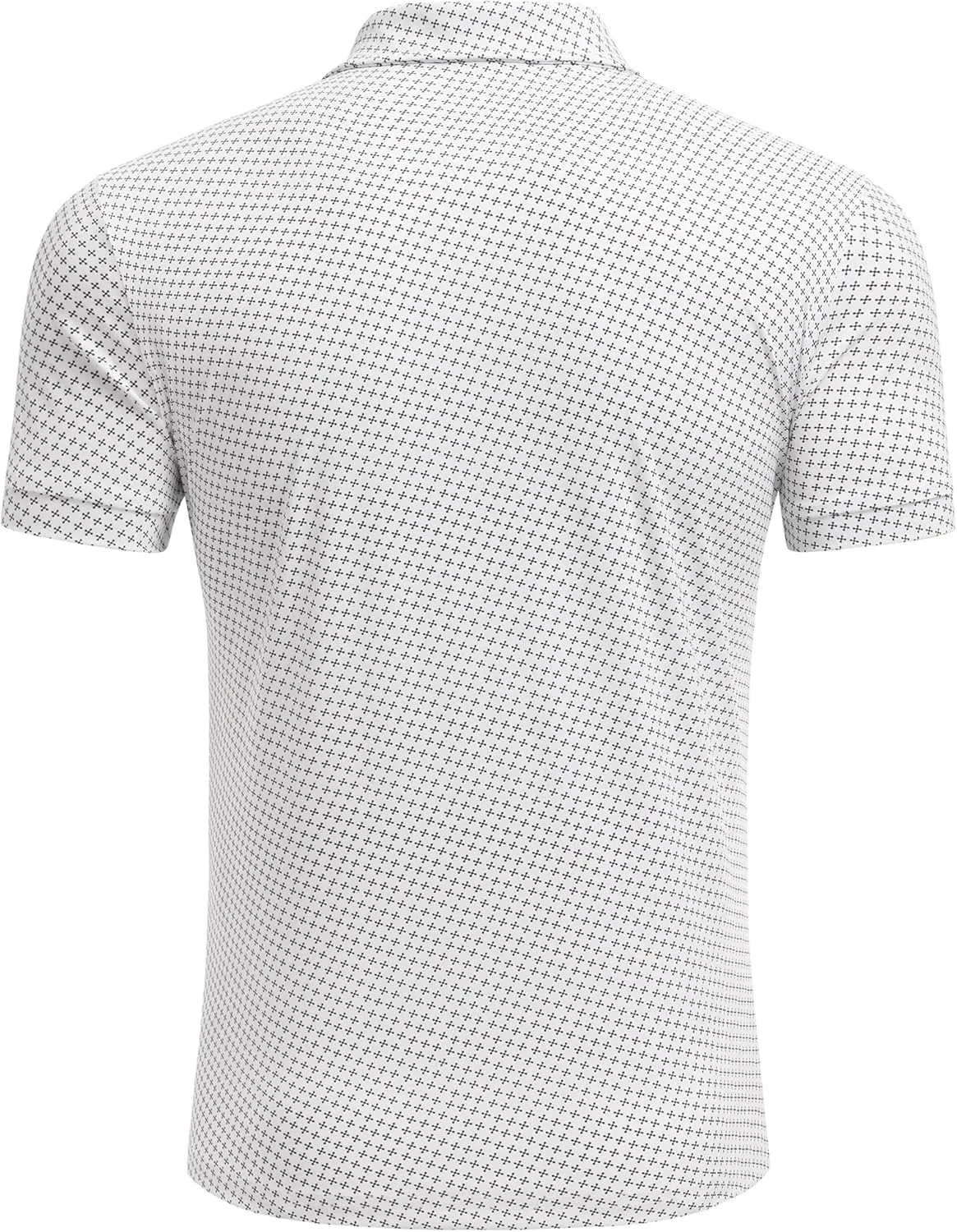 COOFANDY Men's Polo Shirts Short Sleeve Print Performance Golf Shirts Fashion Casual Beach Collared T-Shirts