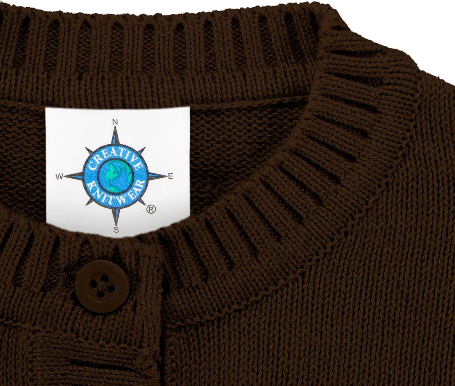 Creative Knitwear College Baby Cardigan Sweater - Long Sleeve, Multiple Colors, for Boys & Girls (0 Months - 4T)