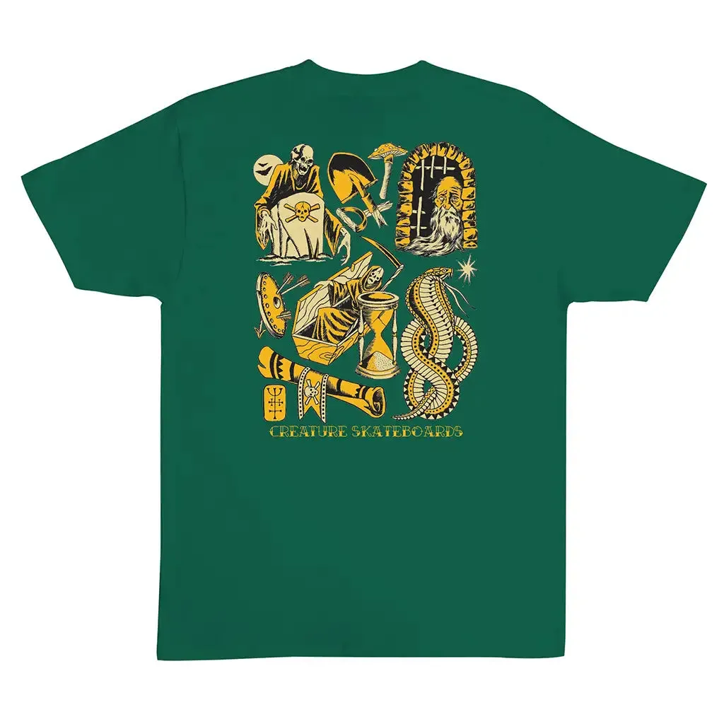 Creature Fiend Flash T-Shirt Green