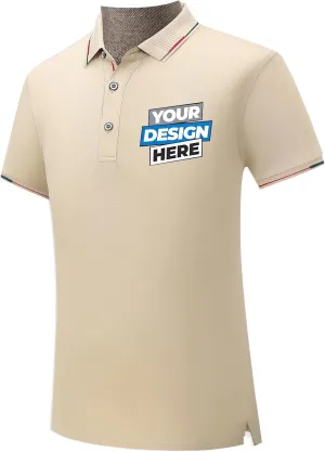 Custom Shirts for Men/Women Personalized Polo Shirt Embroidered Print Design Your Own Text Logo Name T-Shirts