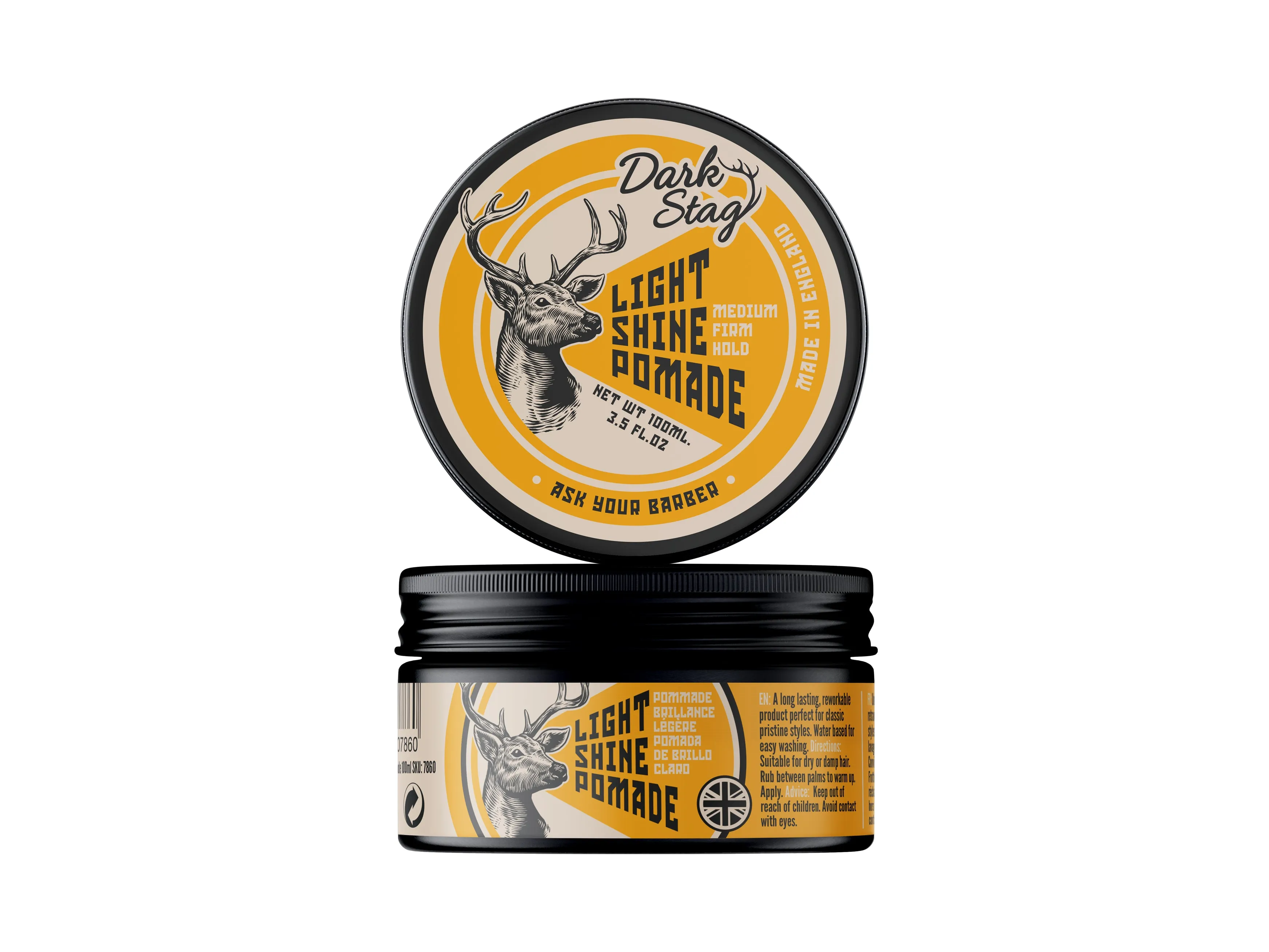Dark Stag Light Shine Pomade 100ml