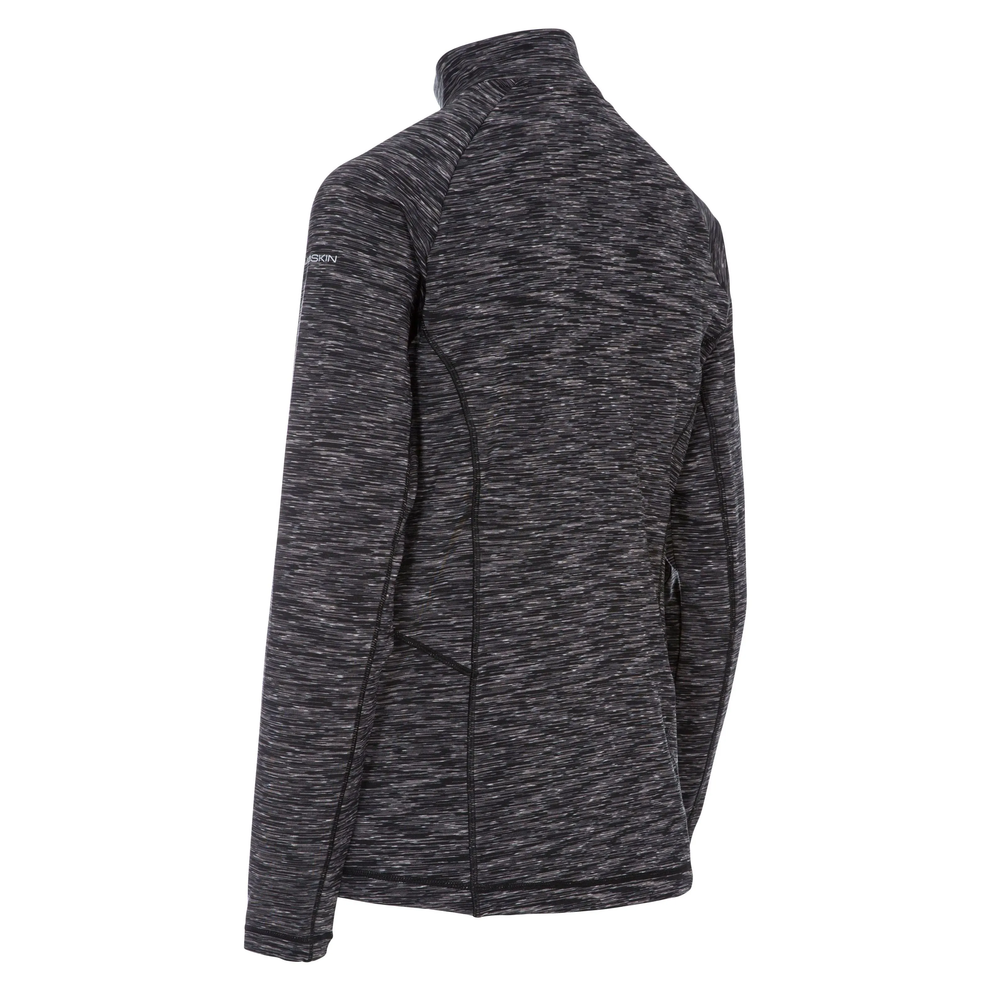 Edith Women's Long Sleeve Active Top - Grey Marl