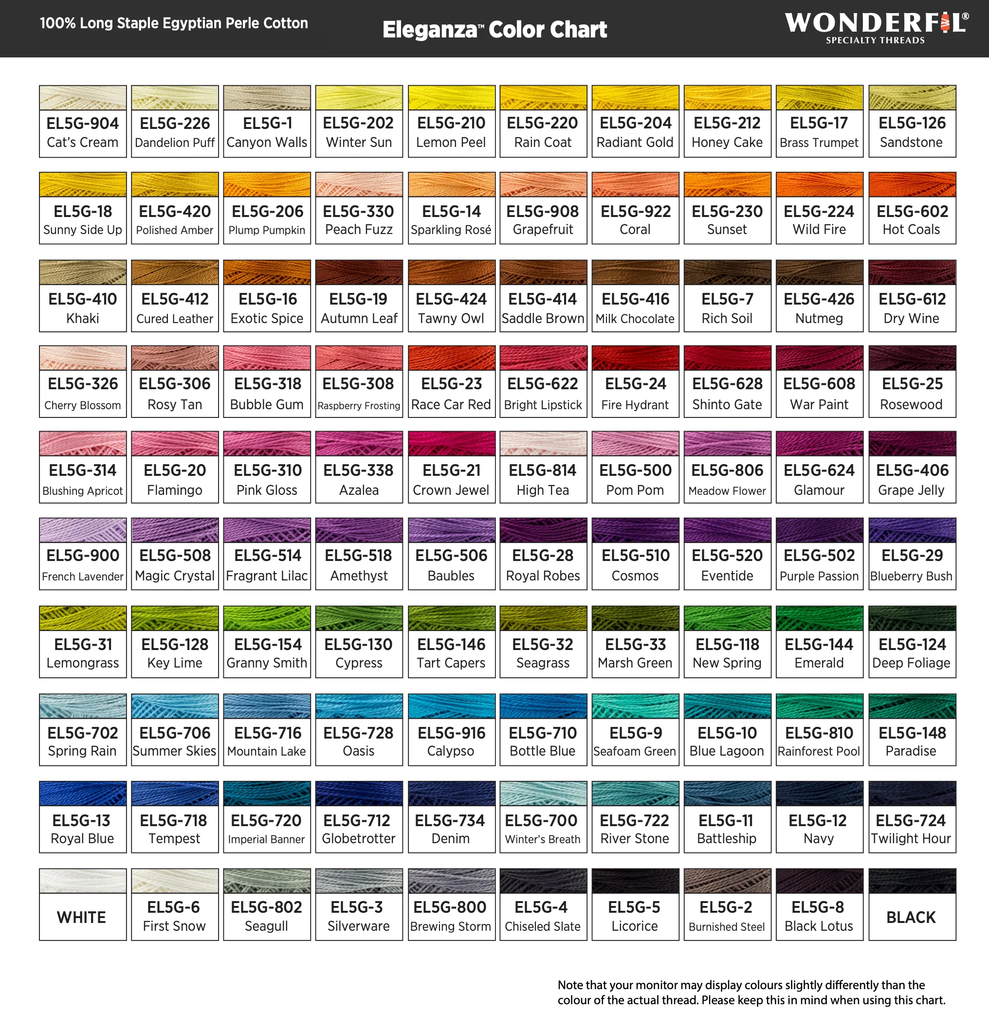 Eleganza #8 Perle Cotton by WonderFil | EL5G-212 Honey Cake | 5 grams