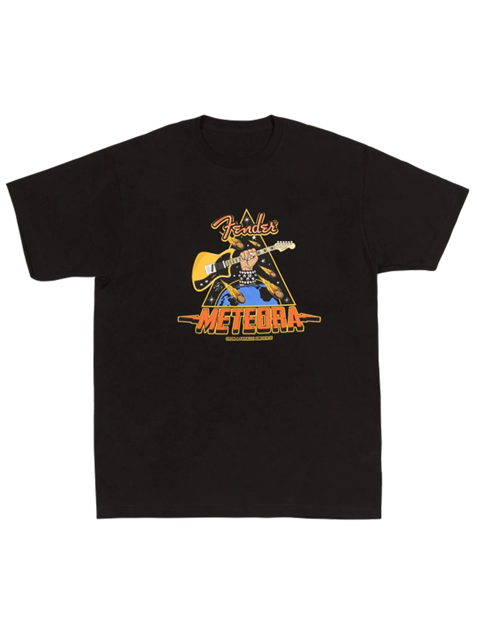 Fender Meteora T-Shirt, Black, XXL