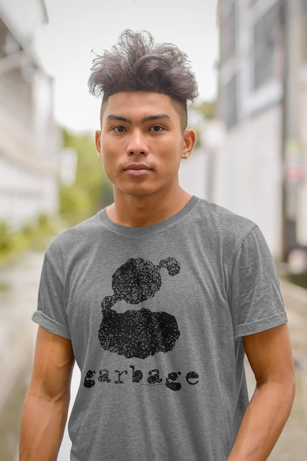 Garbage Rock Band The Big G Logo Adult Short Sleeve T-Shirt Graphic Tee