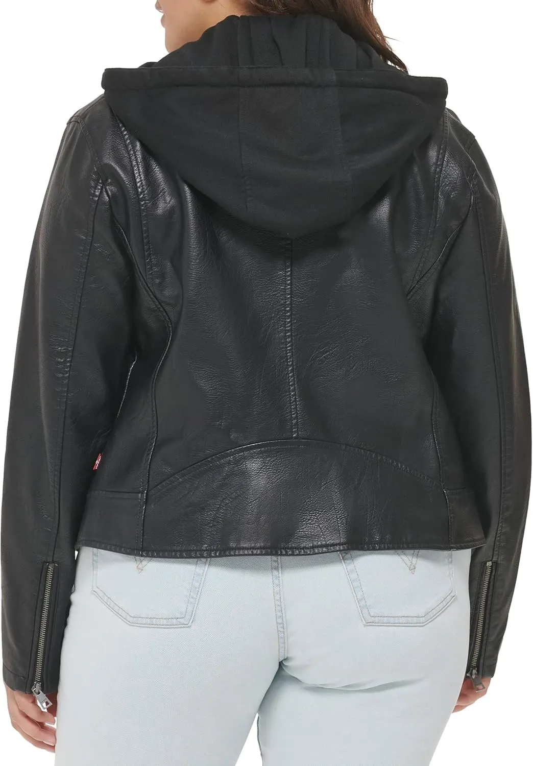 Levi's Women's The Classic Faux Leather Motorcycle Jacket (Regular & Plus Size)