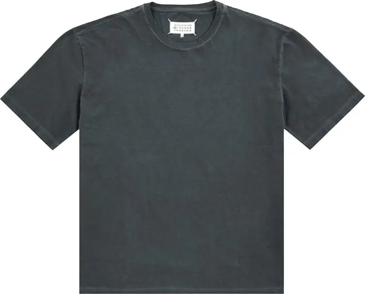Maison Margiela Washed T-Shirt 'Storm Blue', blue