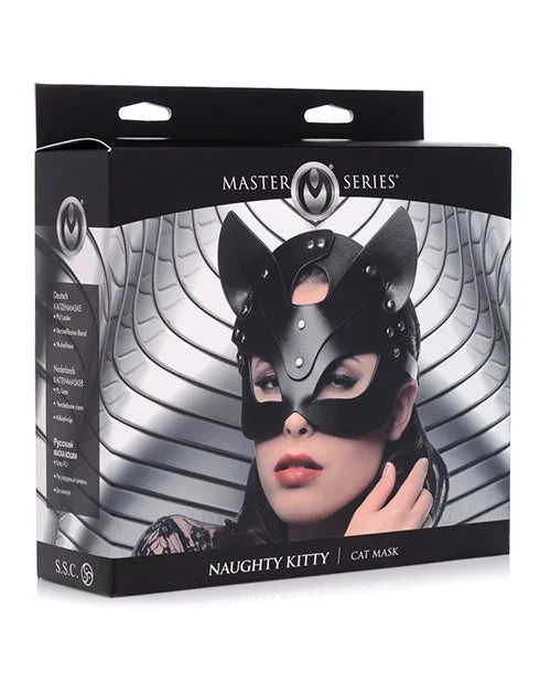 Master Series Naughty Kitty Mask - Black