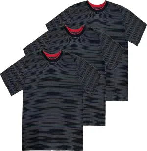 Men's Cotton Crew Neck T-Shirts, Breathable Loose Sleepwear Top, Casual Sports Short Sleeved TopsPack of 3