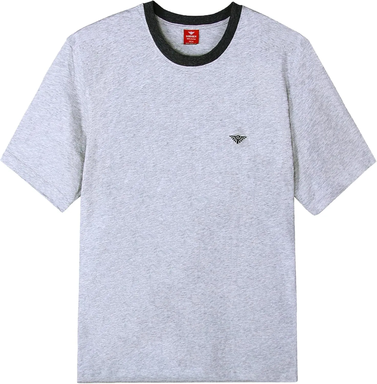 Men's Cotton Crew Neck T-Shirts, Breathable Loose Sleepwear Top, Casual Sports Short Sleeved TopsPack of 3