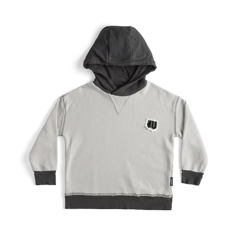 NUNUNU Framed Hoodie Ice Grey