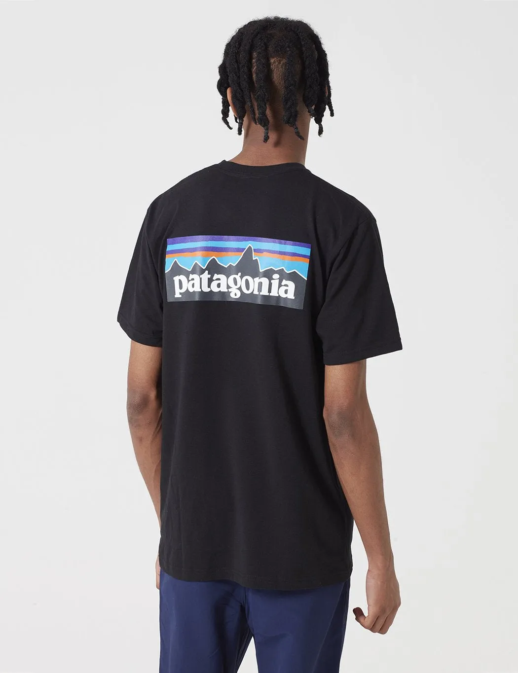 Patagonia P-6 Logo Pocket Responsibili-Tee T-Shirt - Black