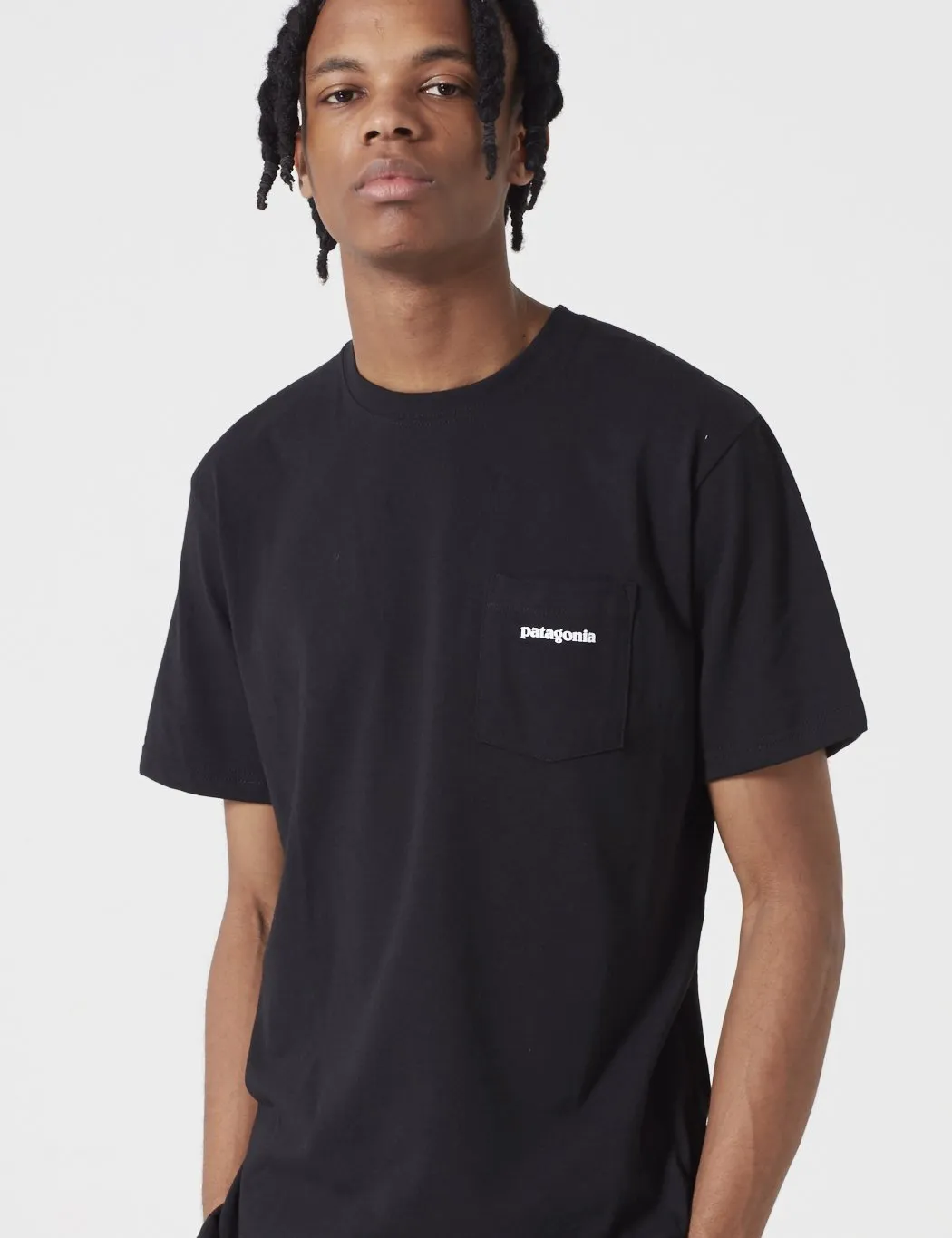 Patagonia P-6 Logo Pocket Responsibili-Tee T-Shirt - Black