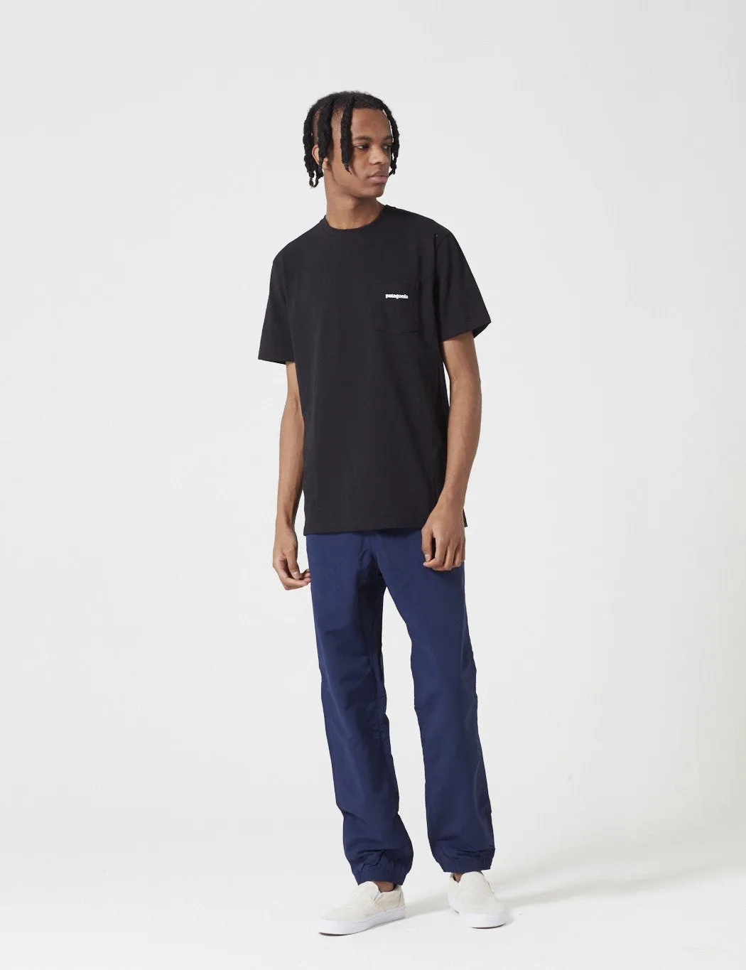 Patagonia P-6 Logo Pocket Responsibili-Tee T-Shirt - Black