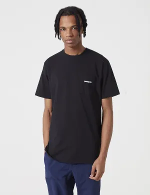 Patagonia P-6 Logo Pocket Responsibili-Tee T-Shirt - Black