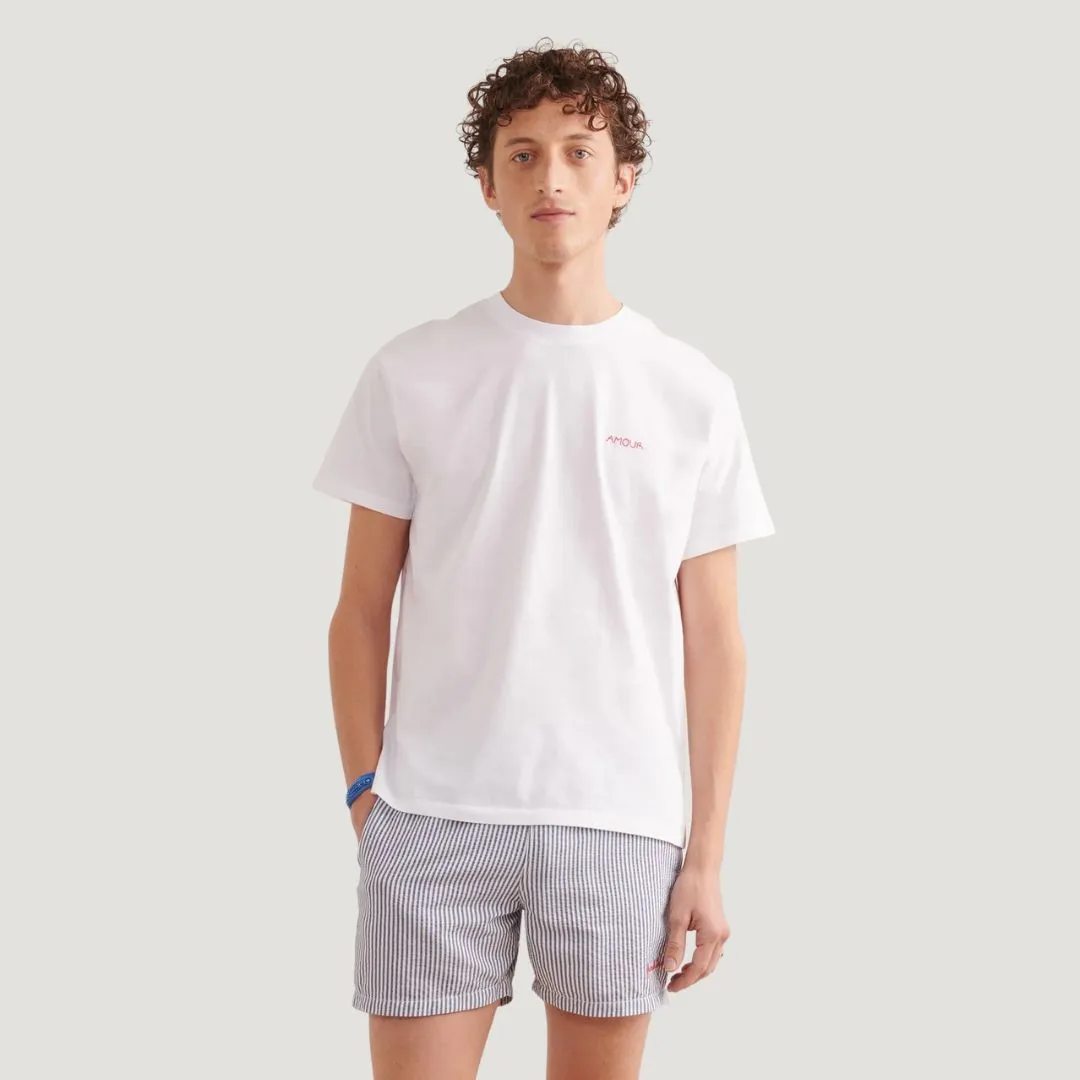 "Amour" Unisex Popincourt T-Shirt (White)