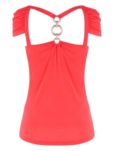 Romantic Bust Cut Out T-shirt