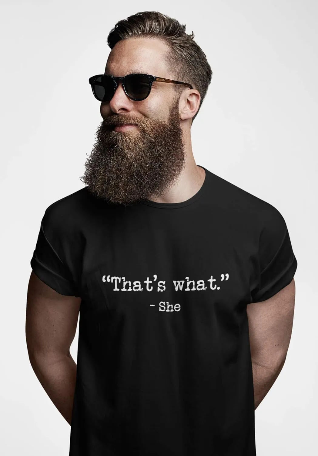 That's What-She T-Shirt Funny Thats What She Said Quote Men's Short Sleeve Shirt