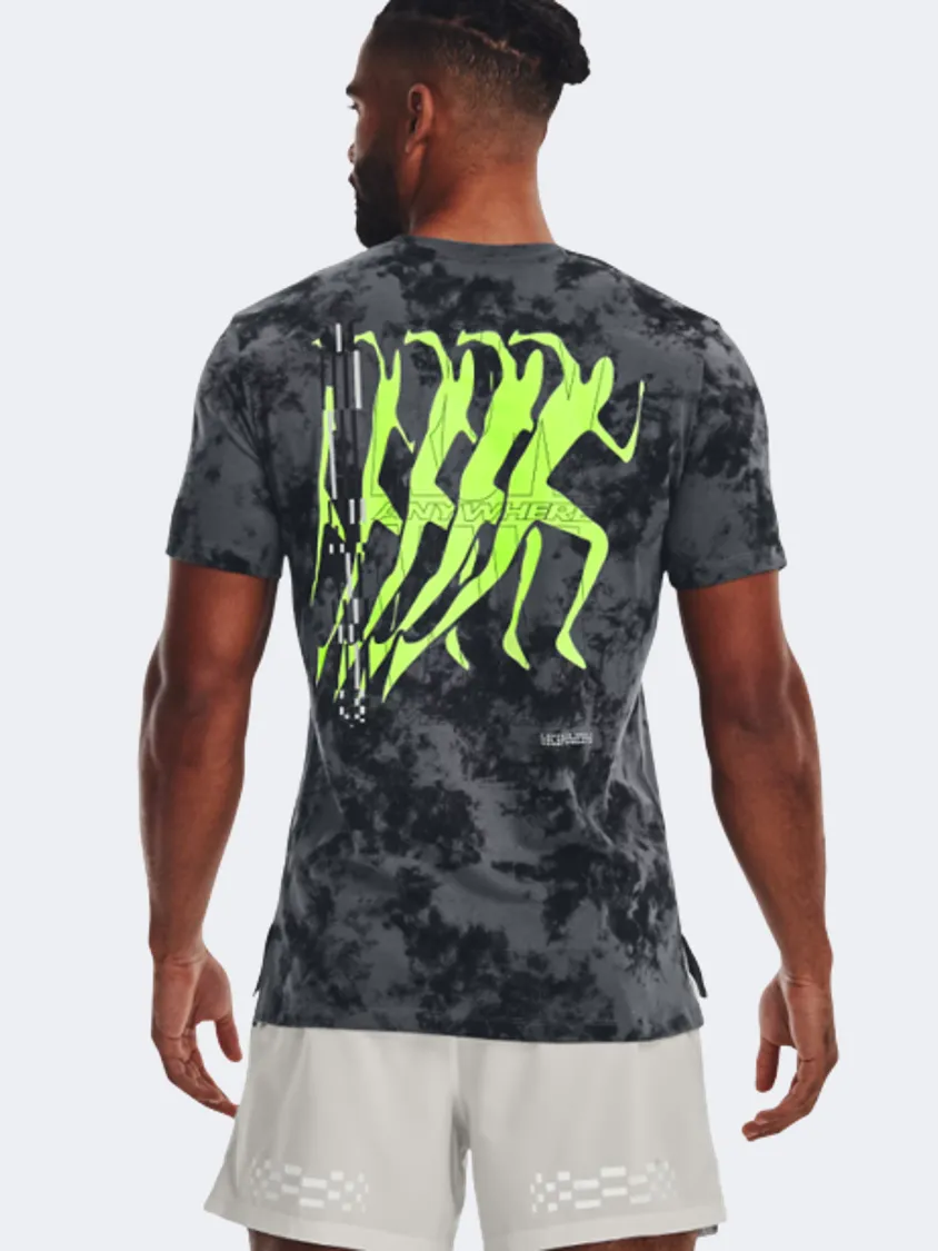 Under Armour Run Anywhere Men Running T-Shirt Grey