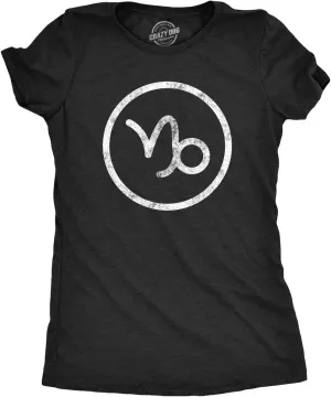 Womens Zodiac Symbol T Shirts Cool Astrology Gift Horoscope Birthday All Star Signs